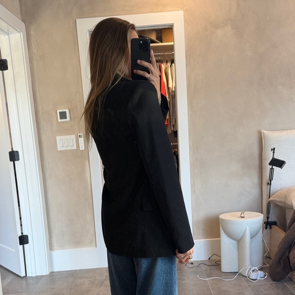 H&M Women's Black Double-Breasted Blazer - Picture 4 of 5